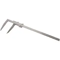 Dasqua 1310-0015 Pied à coulisse monobloc avec mâchoires de pointe et réglage fin 1000mm 1p. (100 cm)