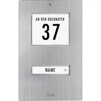 M-E Modern-Electronics MODERN-ELECTRONICS Plaque de sonnette 1Fam