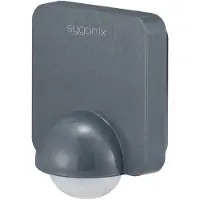 Sygonix SY-5836536 Détecteur de mouvement PIR mural 360 ° Relais Gris foncé IP54