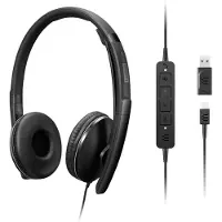 Lenovo 4XD1M39029 écouteur/casque Avec fil Arceau USB Type-C Noir