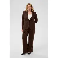 KAFFE CURVE Blazer 'KC Jenna' brun foncé