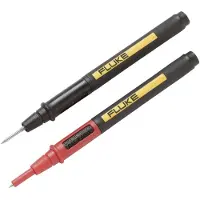 Fluke Kit de pointes de test de sécurité Connecteur 4 mm CAT III 1000 V, CAT IV 600 V Noir, Rouge TP175E (3565568)