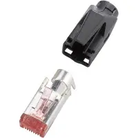 Renkforce Connecteur TM21 CAT 6, blindé, Câble + prise électronique, Noir