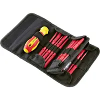 Toolcraft Jeu de lames interchangeables VDE 17 pièces (Cruciforme PZ, Recouvrement cruciforme Phillipps (PH), TX)