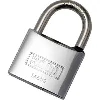 Kasp K14550A1 Cadenas 50 mm acier inoxydable avec serrure à combinaison