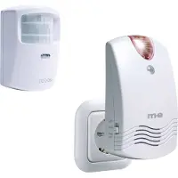 M-E Détecteur de passage radio Dgf-100 Set Jusqu'à 50 Portée