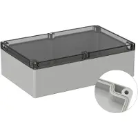 TRU COMPONENTS Logement universel (Boîtier), Accessoires électroniques + boîtier, Gris