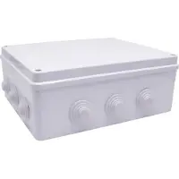 TRU COMPONENTS TC-RA 300x250x120 TC-10239072 Installations-Gehäuse ABS Kunststof (Boîtier), Accessoires électroniques + boîtier, Blanc