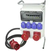 Pce CEE Distributeur de courant DELTA Anif4 9134175 400 V 32 A (4x, CEE 16/5, CEE 32/5, CEE 7/4)