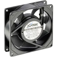 X-FAN Ventilateur axial (120 mm, 1x), Ventilateur PC, Noir