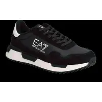 Giorgio Armani unisex. 7X000380_AF19175 Baskets vintage noires (40), Plat, Lacets, Sport