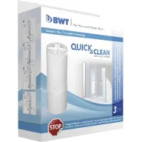 BWT filtres de rechange Quick &amp; Clean x3 | Cartouches anticalcaire pour robinet douche | Réduction de calcaire