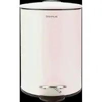 Blomus poubelle à pédale TUBO, poubelle, acier, plastique, sable, 3 L, 68889