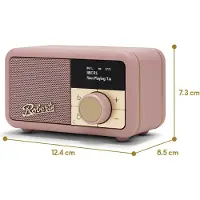 Roberts DAB+ Radio Revival Petite 2 Dunkelpink