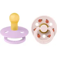BIBS Colour Tétine - Taille 1 - 2 Pack - Tour - Violet Sky Mix - - 0-6 mois - Tétine
