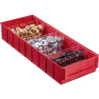 Allit Caisse industrielle 'ProfiPlus ShelfBox 500B, rouge, 1 pièce