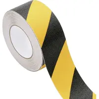 Toolcraft Bande antidérapante ANST509M-YB 1563974 noir, jaune (L x l) 9 m x 50 mm 1 rouleau(x)