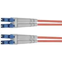 Telegärtner câble de raccordement à fibres optiques 2x G50/125 OM4, 1x LC duplex - 1x LC duplex, violet, 5 m