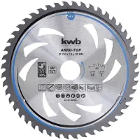 Kwb 587856 Lame de scie circulaire au carbure 210 x 30 x 1.3 mm Nombre de dents : 48 1 pce