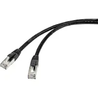 Renkforce RF-4538200 Netzwerkkabel Schwarz 15 m Cat6a S/FTP (S-STP) (RF-4538200)