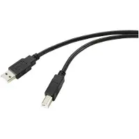 Renkforce Câble USB USB 2.0 USB-A mâle, USB-B mâle 15.00 m Noir Actif avec amplification du signal RF-5720400