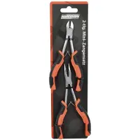BRÜDER MANNESMANN Jeu de mini-pinces, 2 pièces, modèle extra long (160 mm)