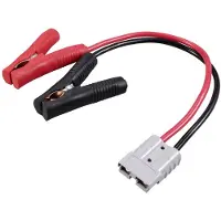 TRU COMPONENTS Hochstrom Batteriesteckverbinder auf Batteriepolklemme TC-12195684 Schwarz, Rot