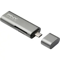 PNY Lecteur De Cartes Usb-c Usb-c Card Reader/usb-a Adapter