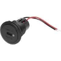 Procar Power Prise USB-C encastrée PD/QC avec LED Charge max. 30 watts Courant