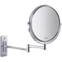 Valera Optima Classic 207.01A - Miroir de courtoisie mural élégant avec grossissement 4x & double bras