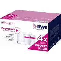 BWT MMW 4er 640607 Wassersparfilter-Set, Filtre à eau, Blanc, Pink