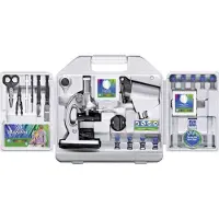 Bresser Set Microscope Junior 300x-1200x avec Valise