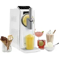 Cuisinart 6-en-1 Frost Fusion, machine à glace à l'italienne, blanche, 30 min