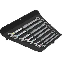 Wera 05020385001 Jeu De 8 Clés À Cliquet Et À Douille 6007 Joker Imperial 8 Set 1 Dans Un Étui - Pouces