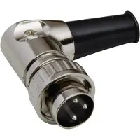 Bkl Electronic Connecteurs ronds DIN Connecteur avec fermeture à charnière, Connecteur audio, Gris, Argent