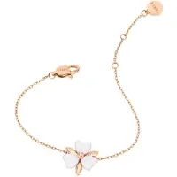Furla Bracelet 'Flora' or rose / blanc