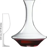 Spiegelau - Authentis - Verres à vin et Carafe à décanter, Dekantierkaraffe, 1 ER