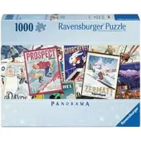 Ravensburger - Puzzle Affiches de ski vintage 1000 pcs