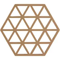 Zone Denmark Dessous de Plat / Verre Zone Denmark Triangles Light Terracotta 16 cm