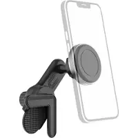 Hama Handyhalterung für Tesla Model 3/Y, magnetisch, 360 Grad drehbar, universal, Support pour smartphone, Argent, Noir