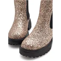 Woden Aya Glitter Boots Doré EU 37 Femme