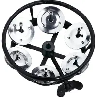 Meinl Percussion Hi-Hat Tambourine THH1BK