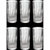 Duralex Set Of 6 Transparent Glasses Manhattan 305ml Argenté