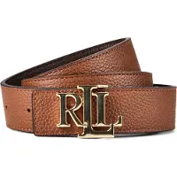 Ralph Lauren Ceinture marron / or