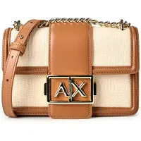 Armani Exchange Sac à bandoulière 'JODIE' beige / caramel