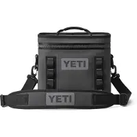 Yeti Hopper Flip 8L Cooler Bag, Charcoal Grey, sac isotherme à bandoulière