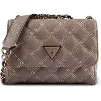 GUESS Sac à bandoulière 'GIULLY II' beige / blanc