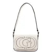 GUESS pour femme. HWNG9740190 Sac à bandoulière avec rabat Ruby blanc cassé (OSFA), Casuel, Polyuréthane
