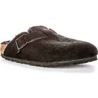 Birkenstock Pantoufle 'Boston' noir