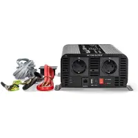 Nedis Onduleur Onde Sinusoïdale Pure Tension d'entrée : 12 V DC Sortie cou